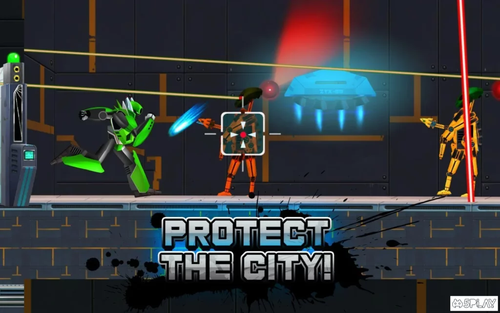 Automatron Galaxy Wars: Transform, Shoot and Drive screenshot