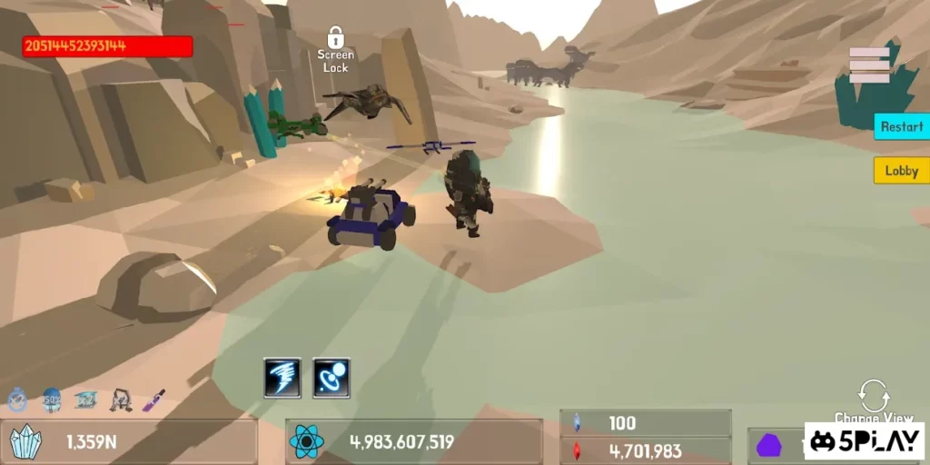 Mini Space Marine(Semi Idle RPG) screenshot