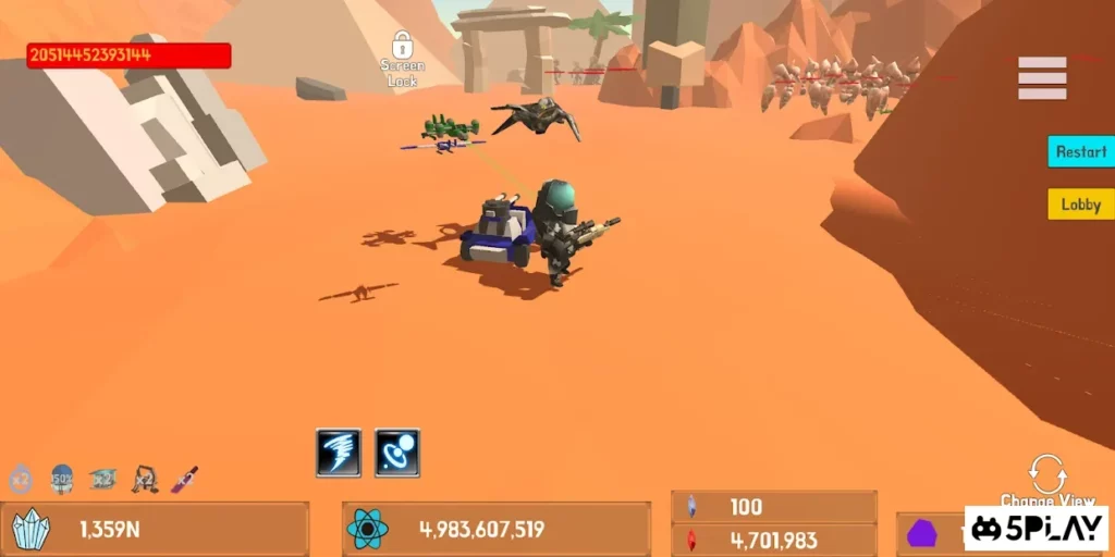 Mini Space Marine(Semi Idle RPG) screenshot