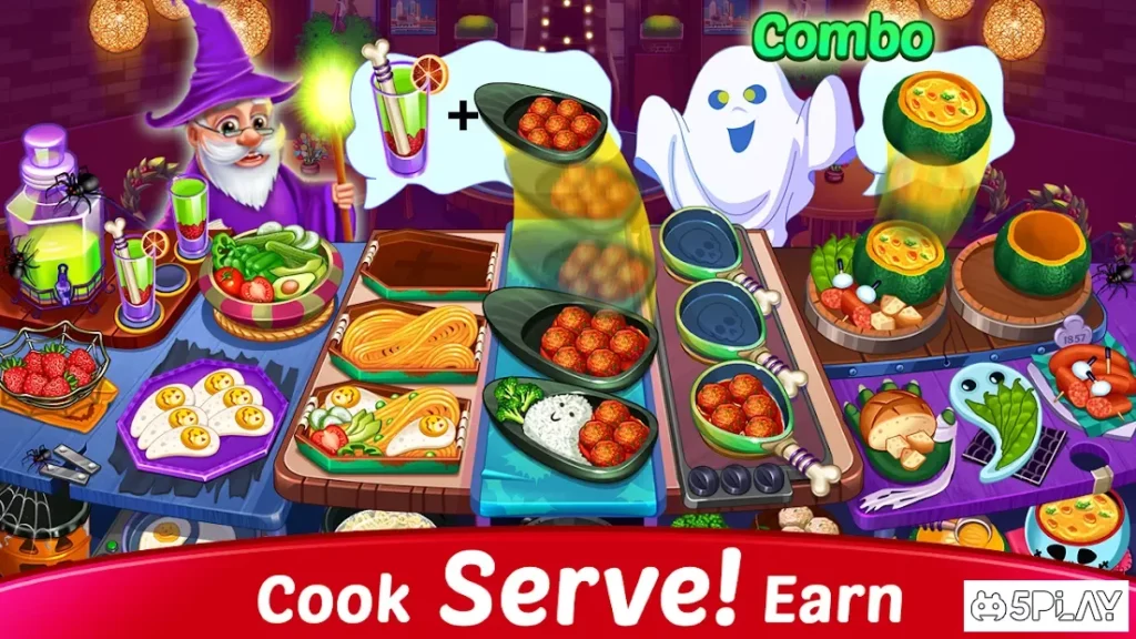 Halloween Cooking: Chef Madness Fever Games Craze screenshot