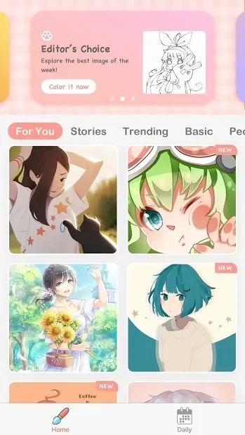 Anime Paint - Color By Number screenshot