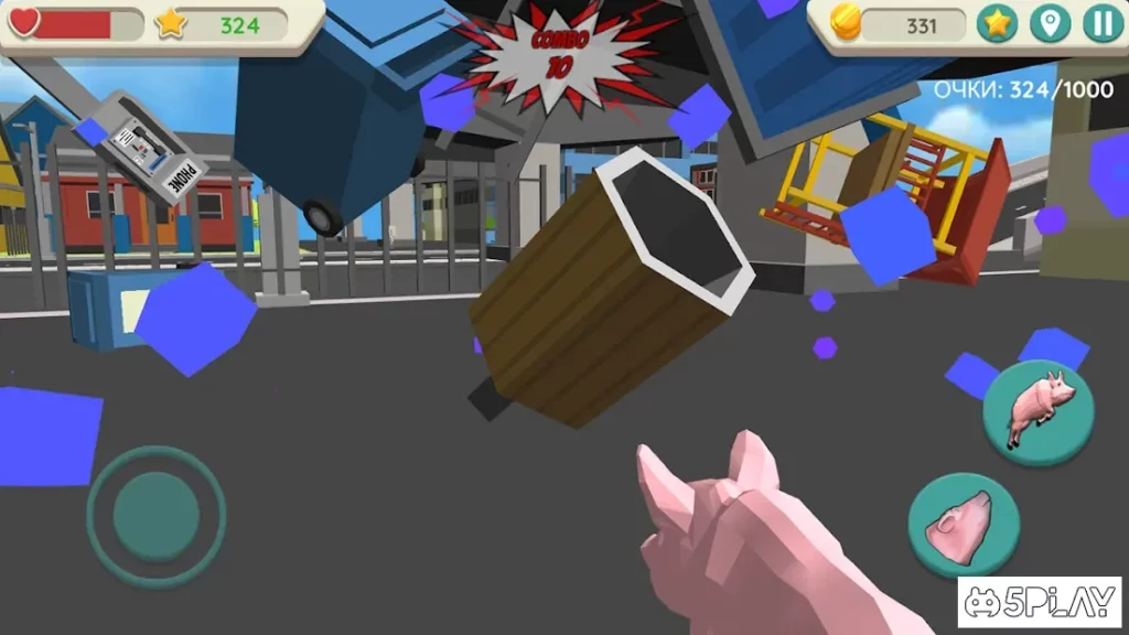 Crazy Pig Simulator screenshot