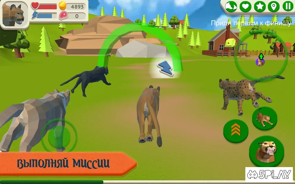 Cougar Simulator: Big Cat Family Game screenshot