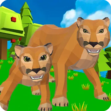 Cougar Simulator: Big Cat Family Game icon