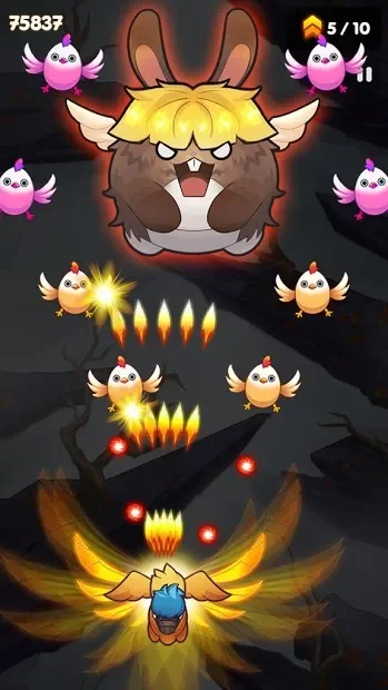 Poultry Shoot Blast: Free Space Shooter screenshot