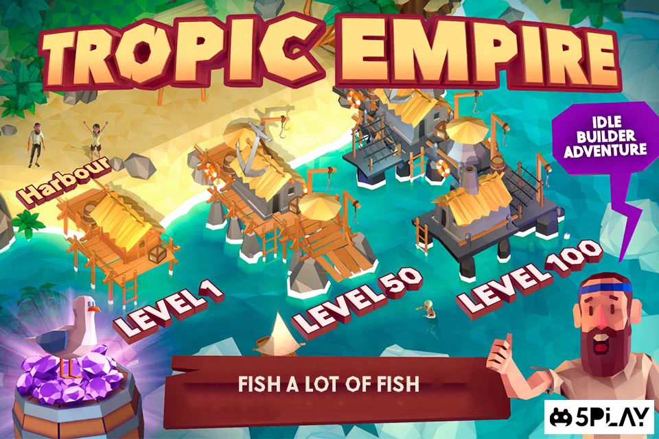 Tropical Idle Game screenshot