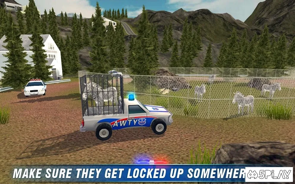 Angry Animals Police Transport screenshot