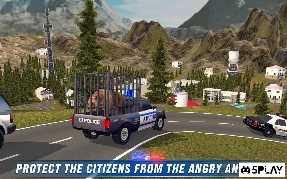Angry Animals Police Transport screenshot
