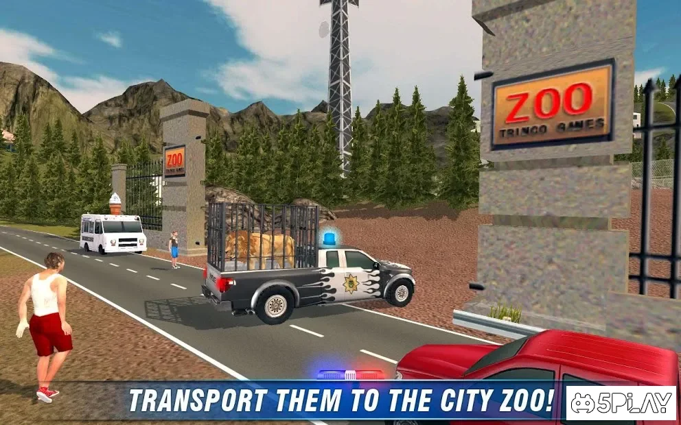Angry Animals Police Transport screenshot