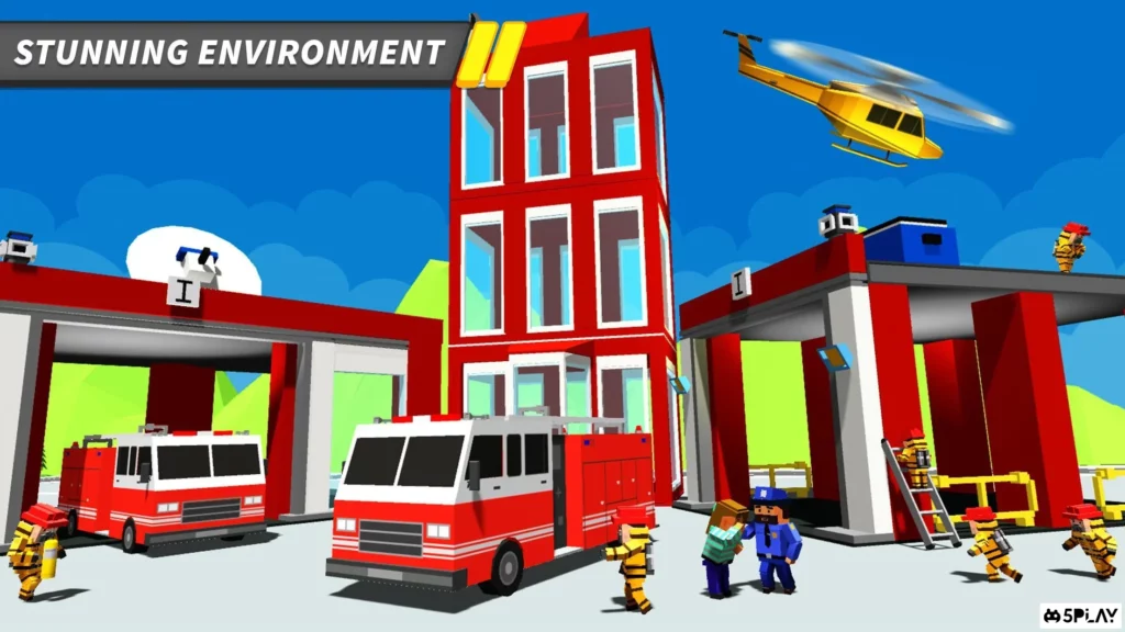 NY City Firefighter Station Craft & Simulation screenshot