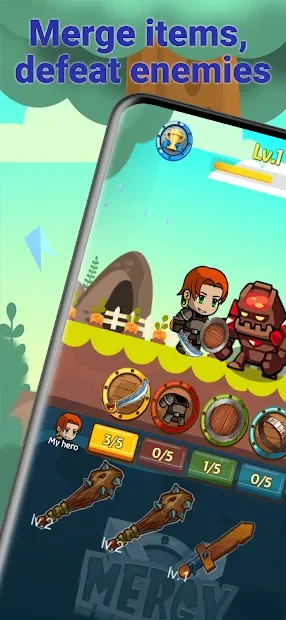 Mergy: Merge RPG game - Idle heroes games screenshot