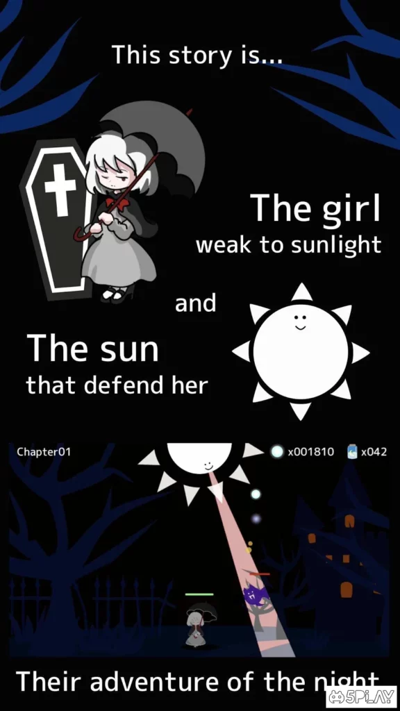 Girl x Sun - Terasene - Tower defence & Novel game screenshot