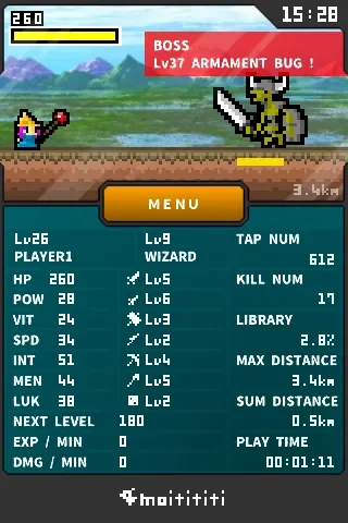 MinuteFrontier screenshot