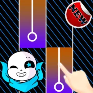 Sans Megalovania — Undertale piano game 1.3 (MOD: много денег)