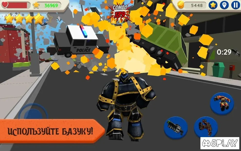 Robot Hero: City Simulator 3D screenshot
