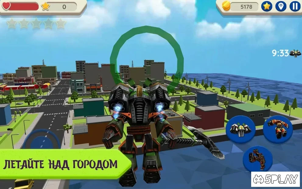 Robot Hero: City Simulator 3D screenshot