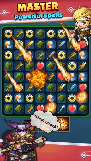Hero Empires & Puzzles: Diamond Fight RPG Quest screenshot