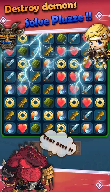 Hero Empires & Puzzles: Diamond Fight RPG Quest screenshot