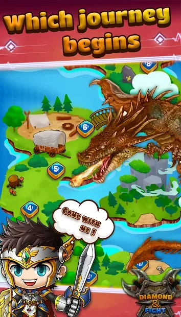 Hero Empires & Puzzles: Diamond Fight RPG Quest screenshot