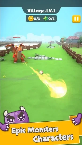 Monster Kick - Casual Soccer screenshot