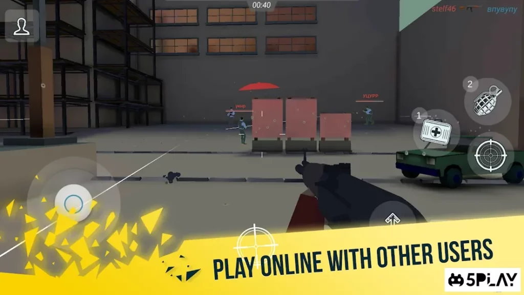 Mental Gun 3D: Pixel онлайн стрелялка screenshot