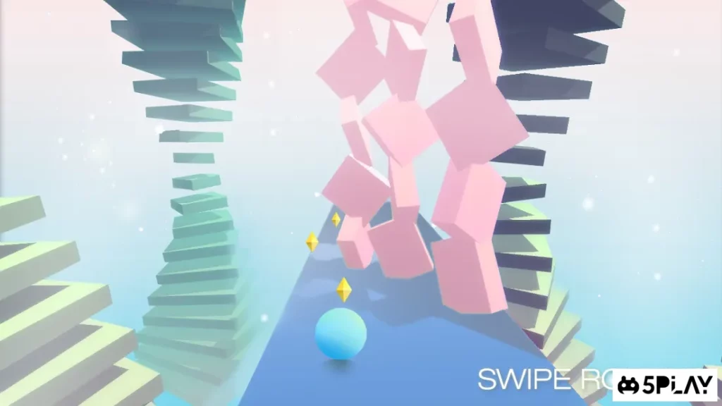 Swipe Rolling - Unlimited Road, Ball and Run screenshot