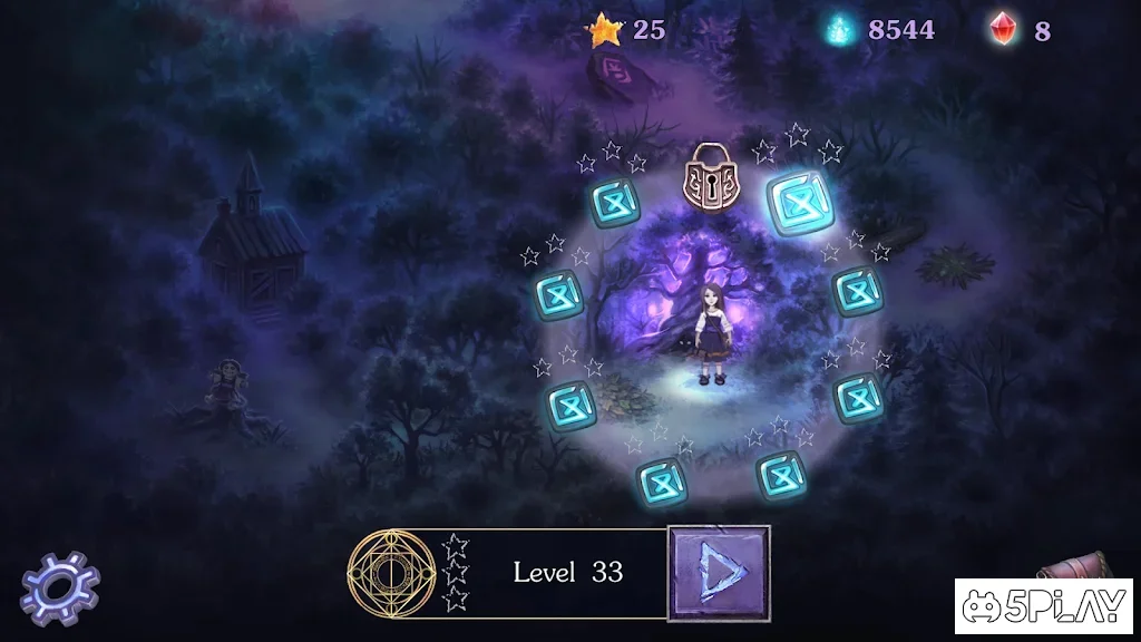 Into the Darkness - три-в-ряд игра история Алисы screenshot