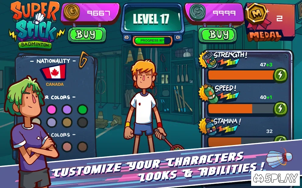 Super Stick Badminton screenshot