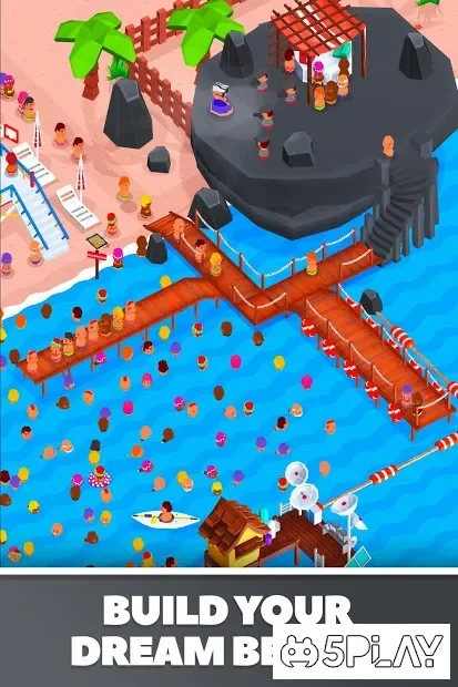 Idle Beach Tycoon : Cash Manager Simulator screenshot