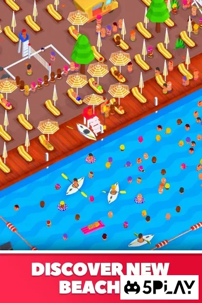 Idle Beach Tycoon : Cash Manager Simulator screenshot