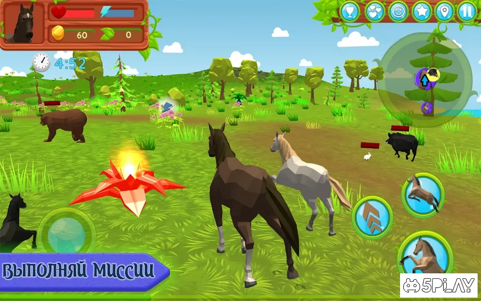 Семья Лошадей - Симулятор Животных 3D screenshot
