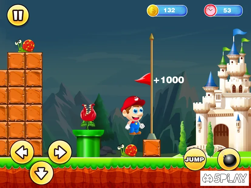 Super Adventure Mari Run - Free endless game screenshot