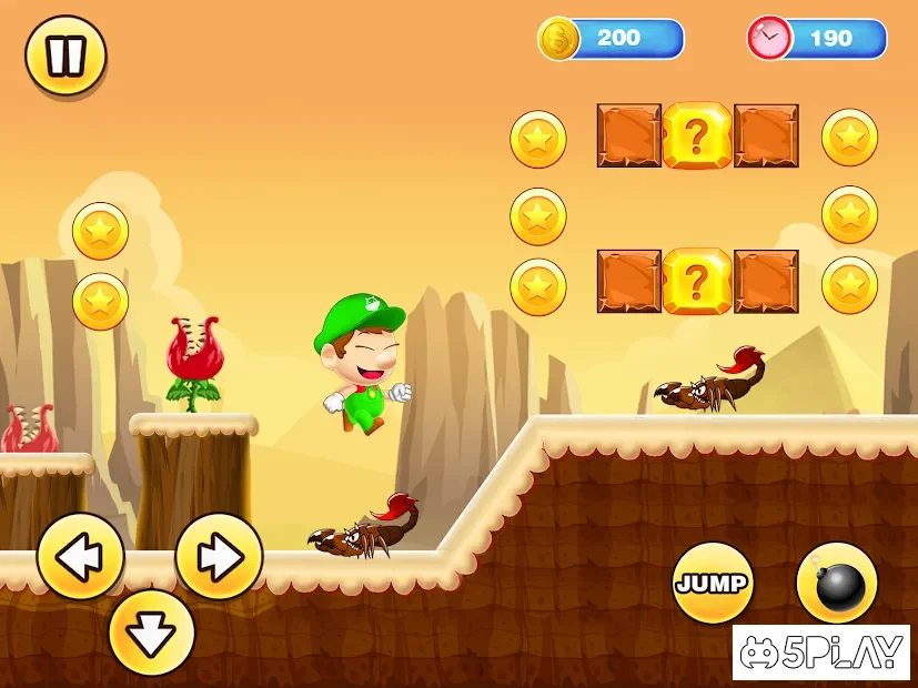Super Adventure Mari Run - Free endless game screenshot
