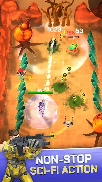 Spacelanders: 3D Sci-Fi Shooter RPG screenshot