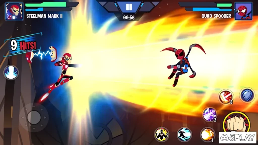 Stickman Superhero - Super Stick Heroes Fight screenshot