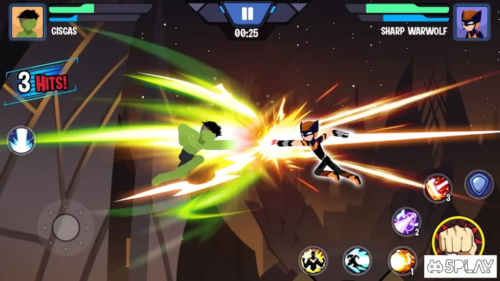 Stickman Superhero - Super Stick Heroes Fight screenshot