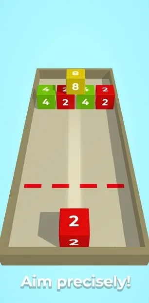 Chain Cube: 2048 3D merge game screenshot