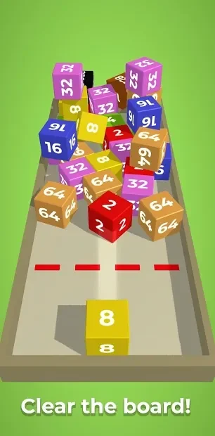 Chain Cube: 2048 3D merge game screenshot