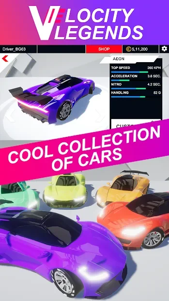 Velocity Legends - Crazy Car Action Racing Game screenshot