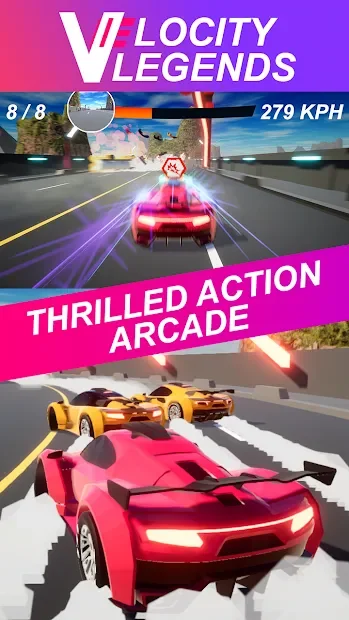 Velocity Legends - Crazy Car Action Racing Game screenshot