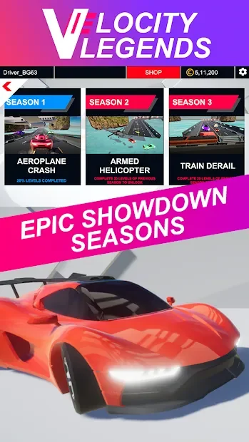 Velocity Legends - Crazy Car Action Racing Game screenshot