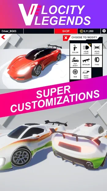 Velocity Legends - Crazy Car Action Racing Game screenshot