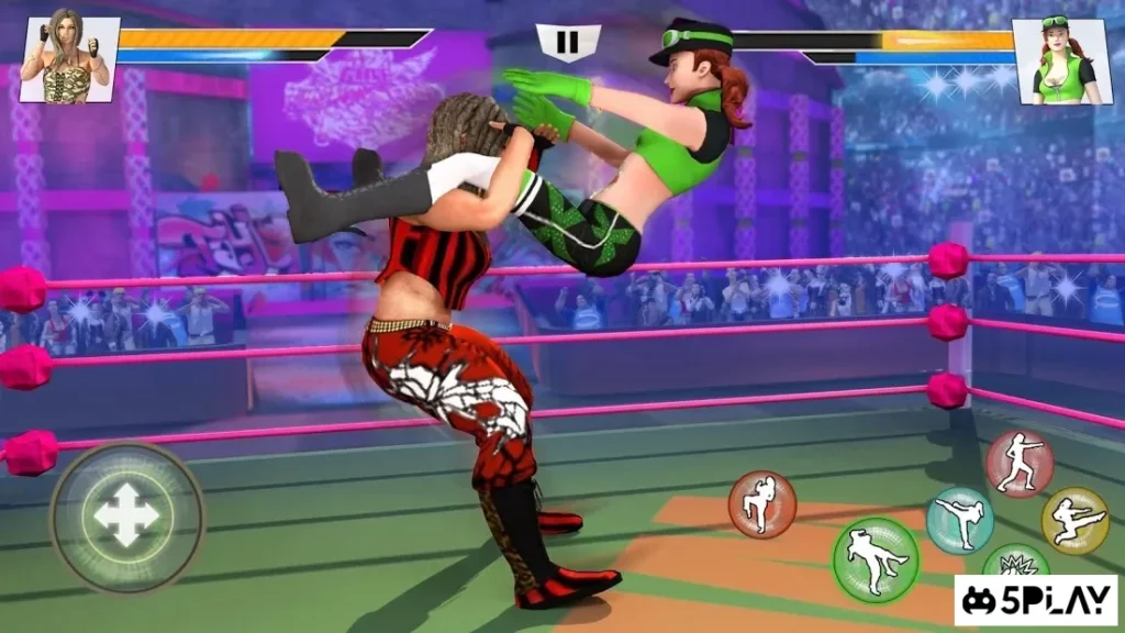 Bad Girls Wrestling Game: клуб файтингов боевой screenshot