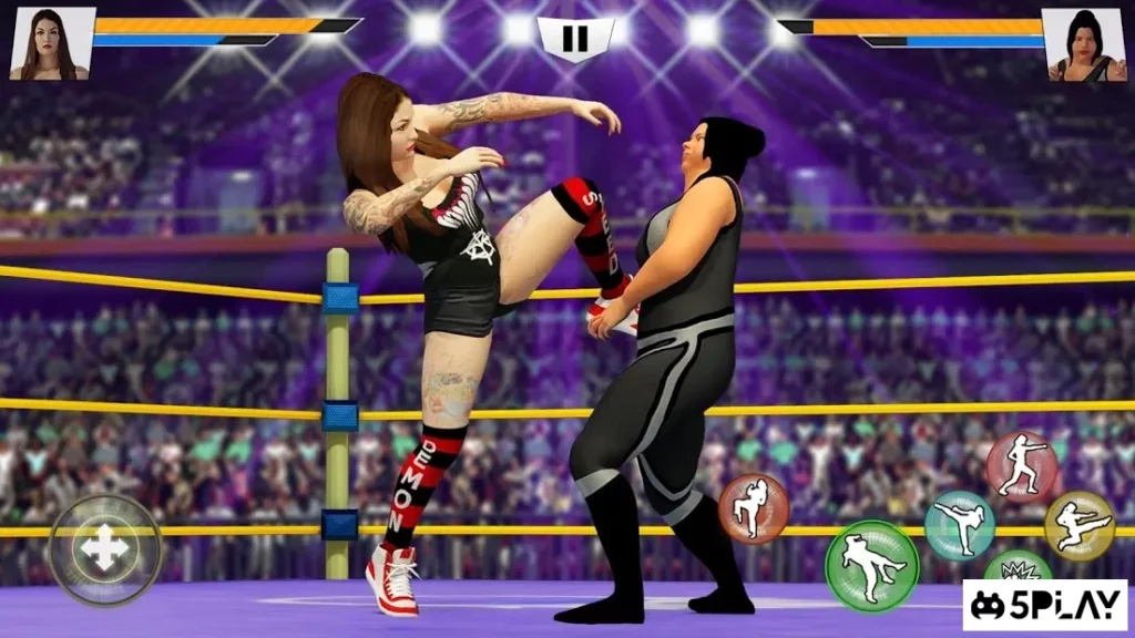 Bad Girls Wrestling Game: клуб файтингов боевой screenshot