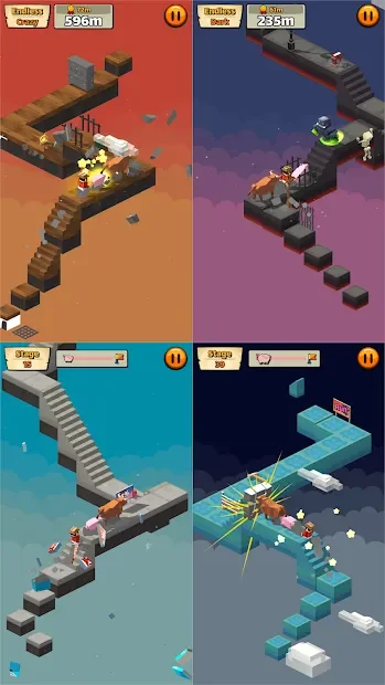 Cow Pig Run Tap: The Infinite Running Adventure screenshot