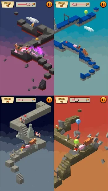 Cow Pig Run Tap: The Infinite Running Adventure screenshot
