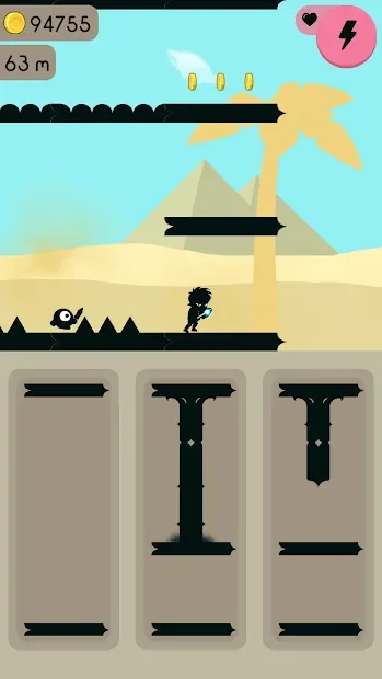 Clyde's Escape - необычный платформер screenshot