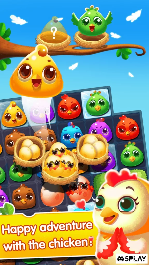 Chicken Splash 2 - Collect Eggs & Feed Babies screenshot