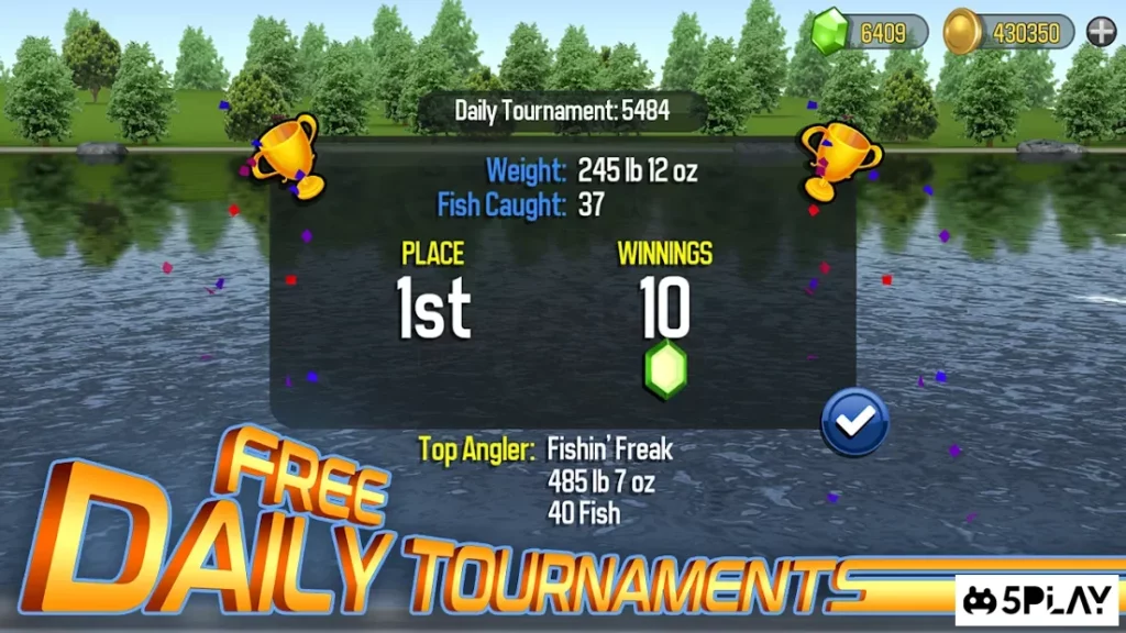 Master Bass Angler: Free Fishing Game screenshot