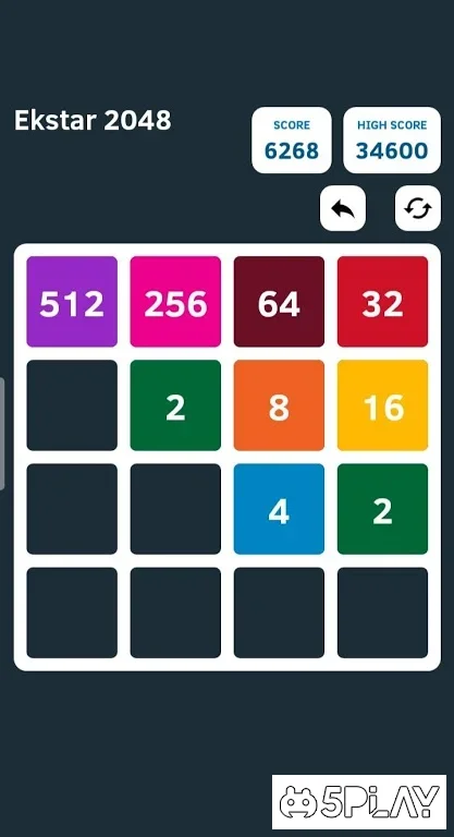 Ekstar 2048 screenshot